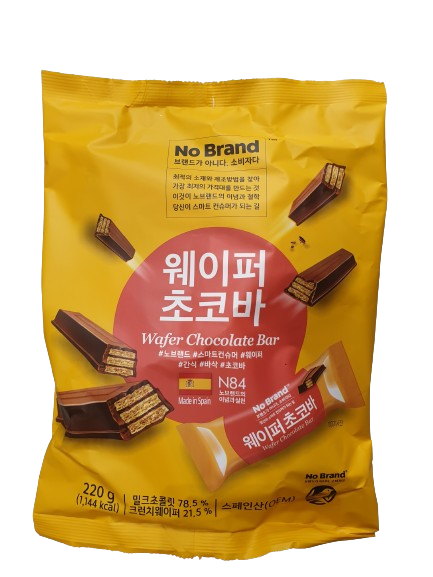 [오늘출발] 노브랜드 웨이퍼 초코바 220g X 3개