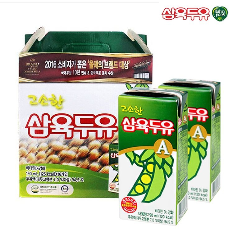 [오늘출발] 삼육두유 고소한A 팩 두유 190ml