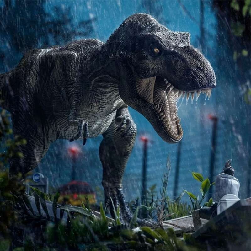 [발매] Iron Studios 아이언 스튜디오 1/20 쥬라기공원 티라노사우루스 티렉스 제나로 추격 스태츄 피규어