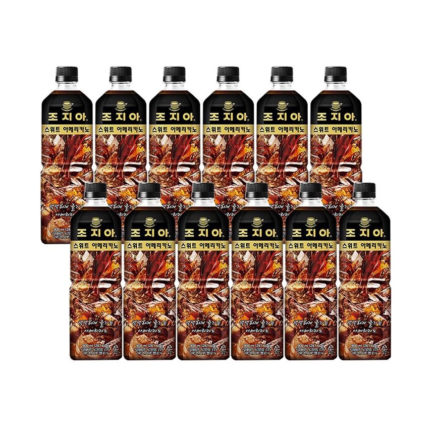 [오늘출발] 조지아 스위트 아메리카노 900ml x 12병 오리지널 아이스아메리카노 헤이즐넛향 커피