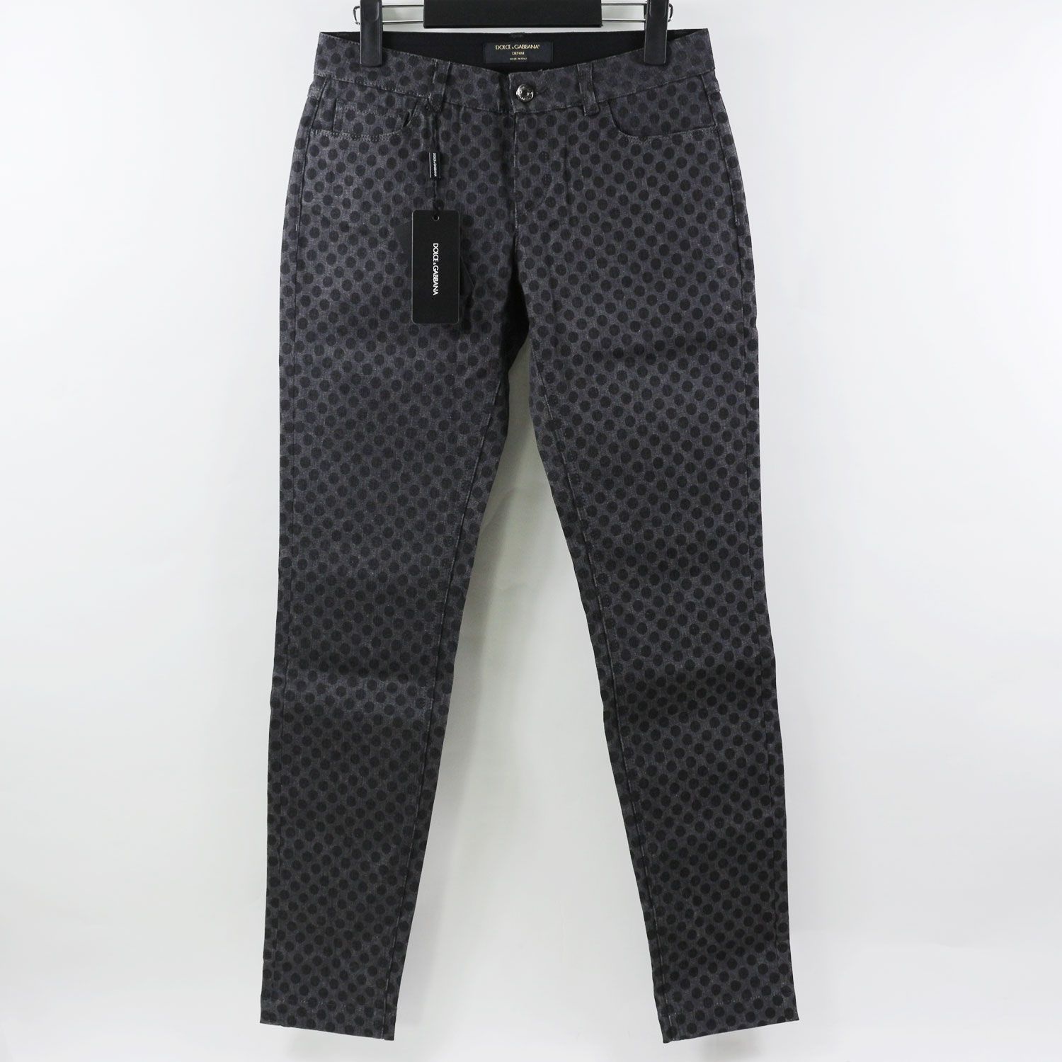 상품상세참조 돌체앤가바나 [명품덕이] 돌체가바나 도트 패치로고 스키니진 IT40(허리27~28내외)당일배송 FT09XD G8Q60
