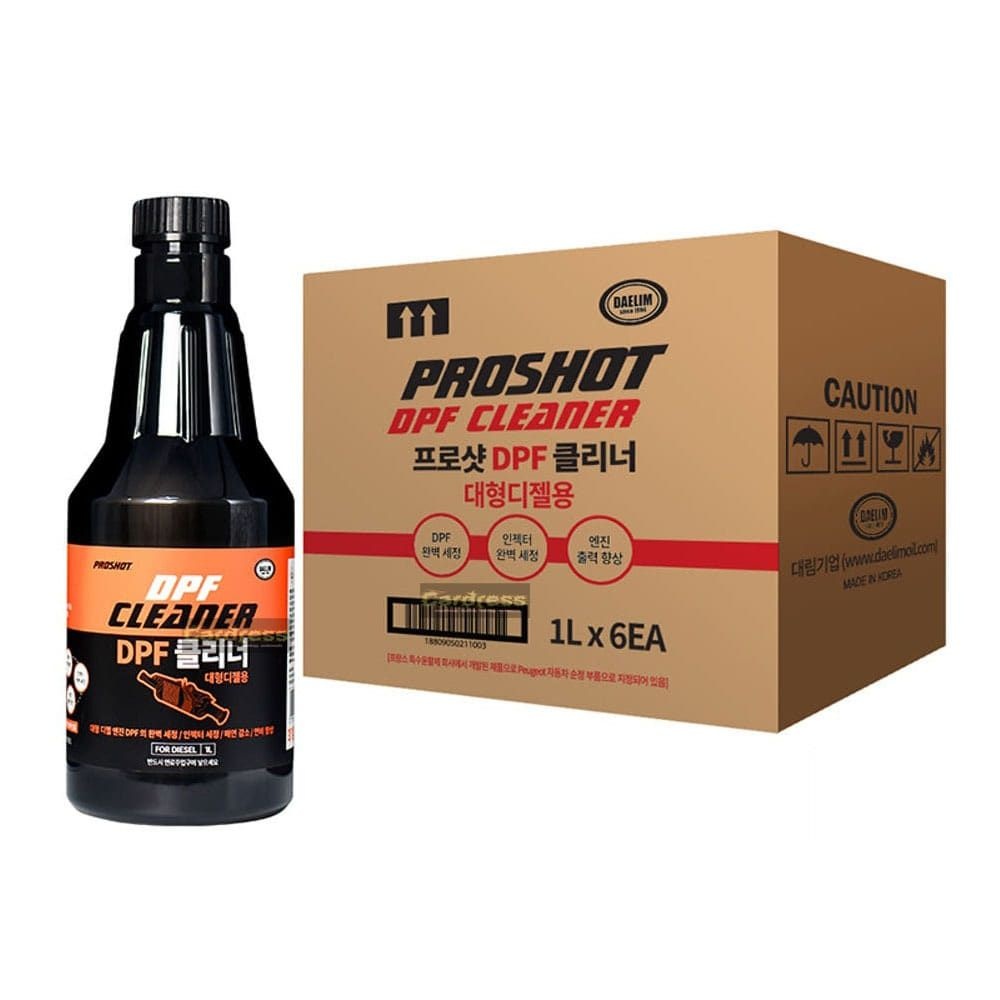 프로샷 DPF클리너 디젤엔진 인젝터 EGR 세정첨가제 1L 수량6개