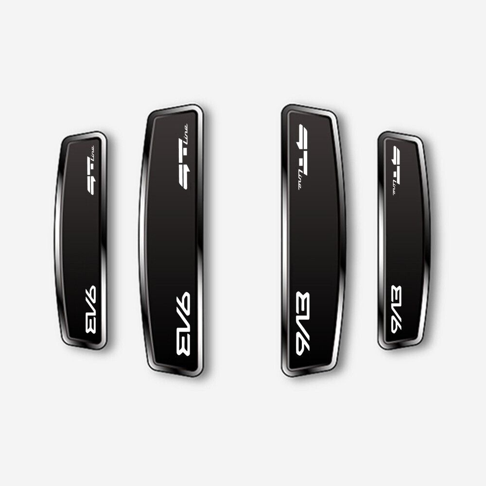 문콕방지 블랙 쉴드 엠블럼 도어가드 EV6 GT라인(B타입) 4개1세트