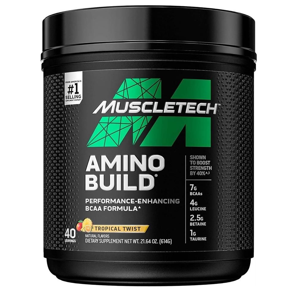 [해외] 머슬테크 BCAA 아미노산 614g 1팩 트로피칼 트위스트 BCAA Amino Acids + Electrolyte Powder, MuscleTech