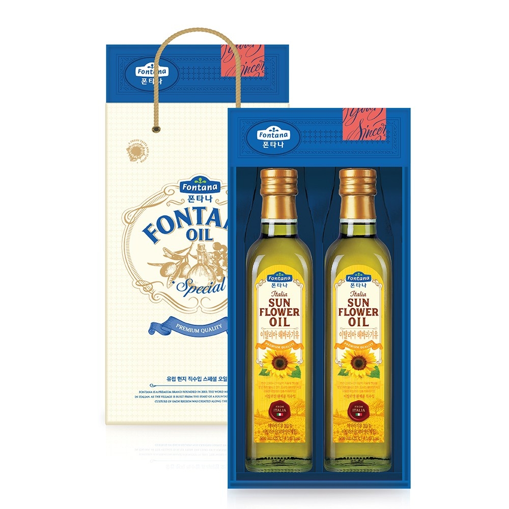꿀템득템 폰타나 오일세트 스페셜 오일 7호 추석맞이 선물세트