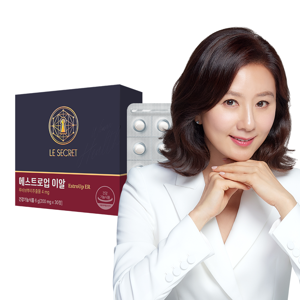 뉴트리원라이프 [본사정품] 르시크릿 에스트로업 이알 1박스/(1개월분) 갱년기 건강 루바브뿌리추출물