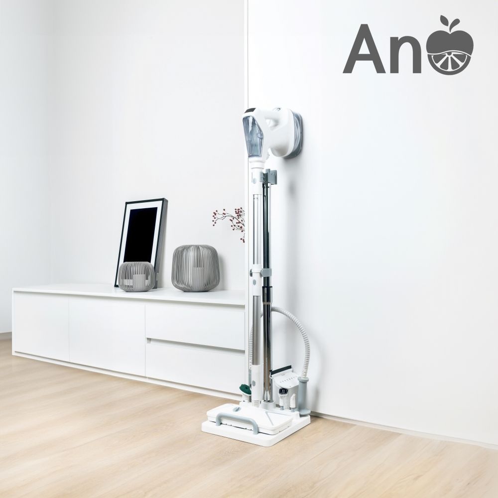 (주)에이치컴퍼니 [AnO] 클린엑셀 6in1 스팀청소기+전용거치대 2단분사 20초퀵예열 120도스팀 6종브러쉬 빈대퇴치 고압스팀 스팀세차