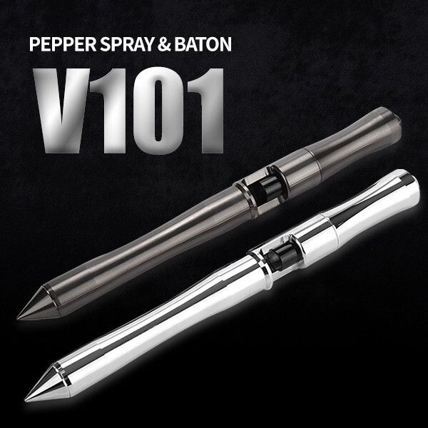 [세이픈] 초강력 가스총삼단봉 V101/호신용품/호신장비/경호용품/경호장비/호신용스프레이/가스총3단봉