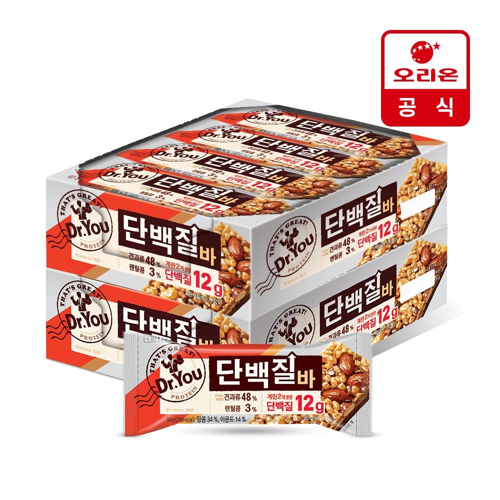 닥터유 단백질바 1P(50g) x24개