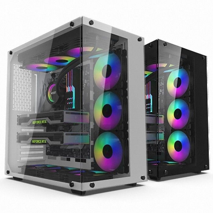 BRAVOTEC 트레저 X9 920T 타이탄 글래스 (화이트) 미들타워 품위