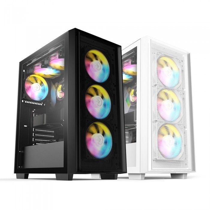 DAVEN D6 MESH 강화유리 (블랙) 케이스