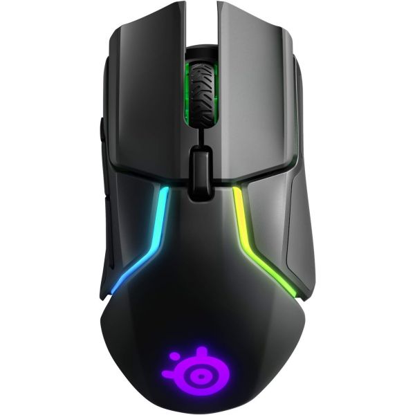 SteelSeries 스틸시리즈 Rival 650 - Quantum 무선 게임 마우스 급속 충전 배터리 낮은 0.05 리프트오프 거리 256 무게 구성 113269