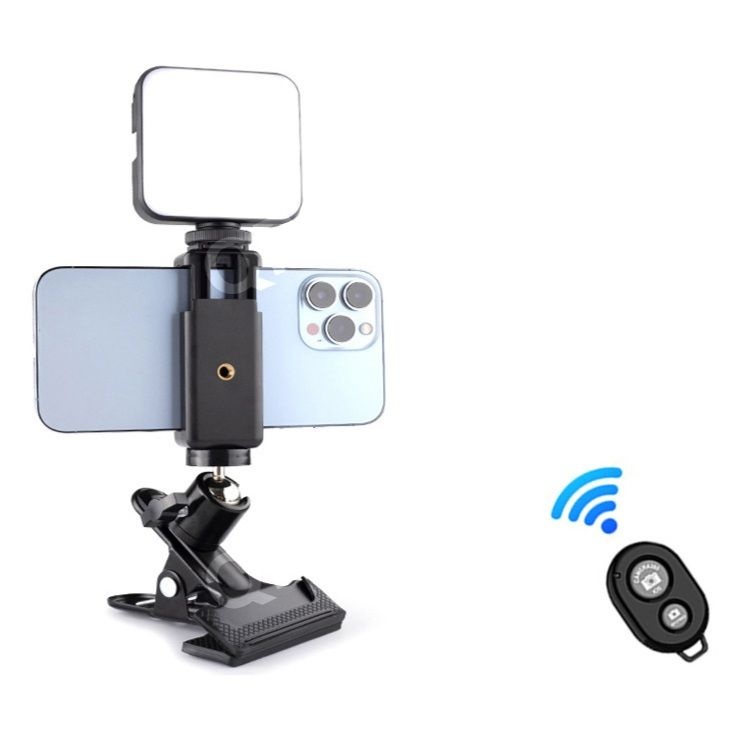 [업플랜협력사]큐알 영상 통화 조명 키트 휴대폰 노트북 메이크업 소프트 라이트 온라인 라이브