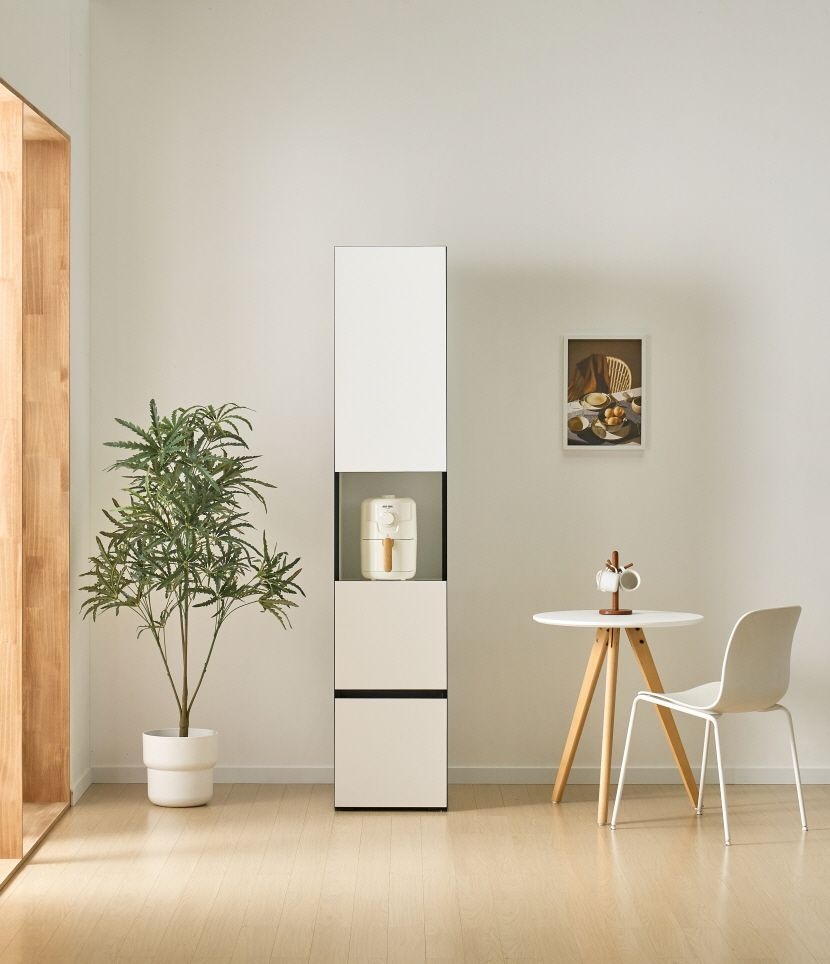 DECOROSO 비스포크 오브제 빌트인 450 수납형 2서랍 틈새 수납장 7color