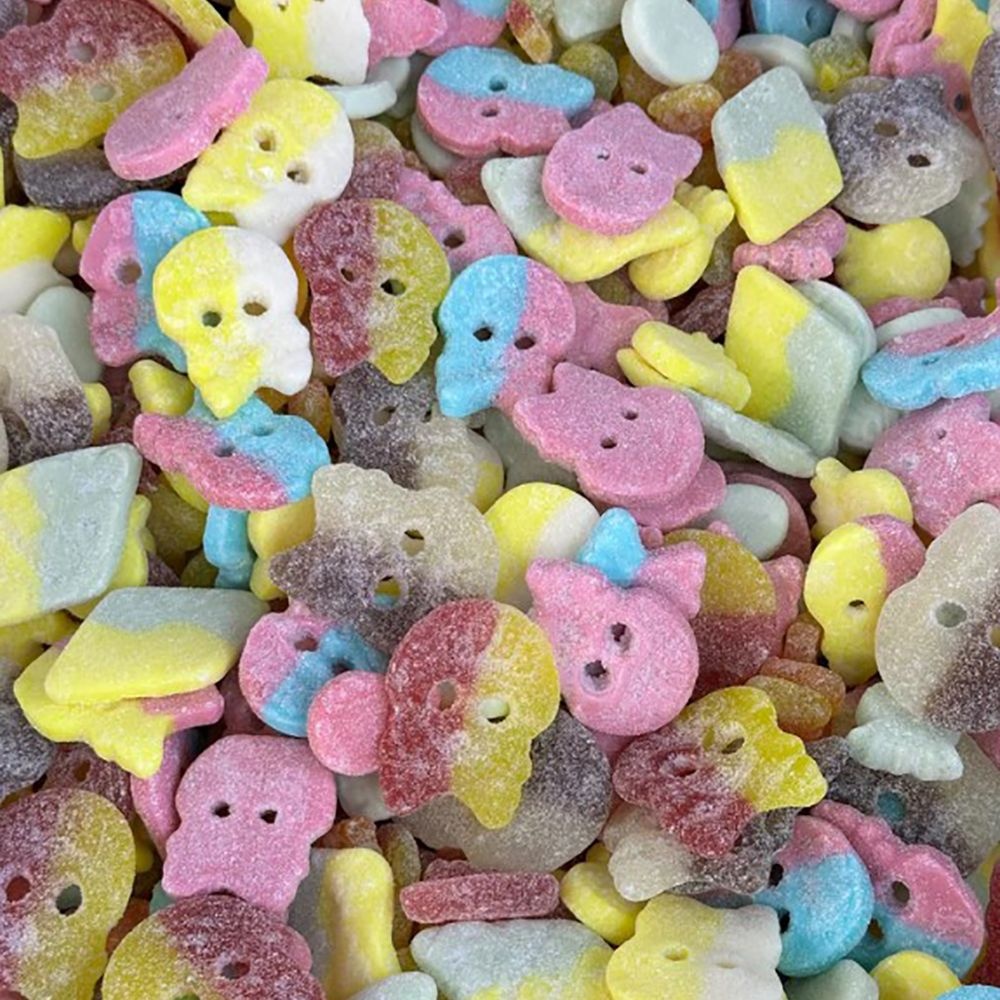 Bubs Godis 스웨디쉬 캔디 사워 피즈 신맛 젤리 구미 혼합 믹스 300g