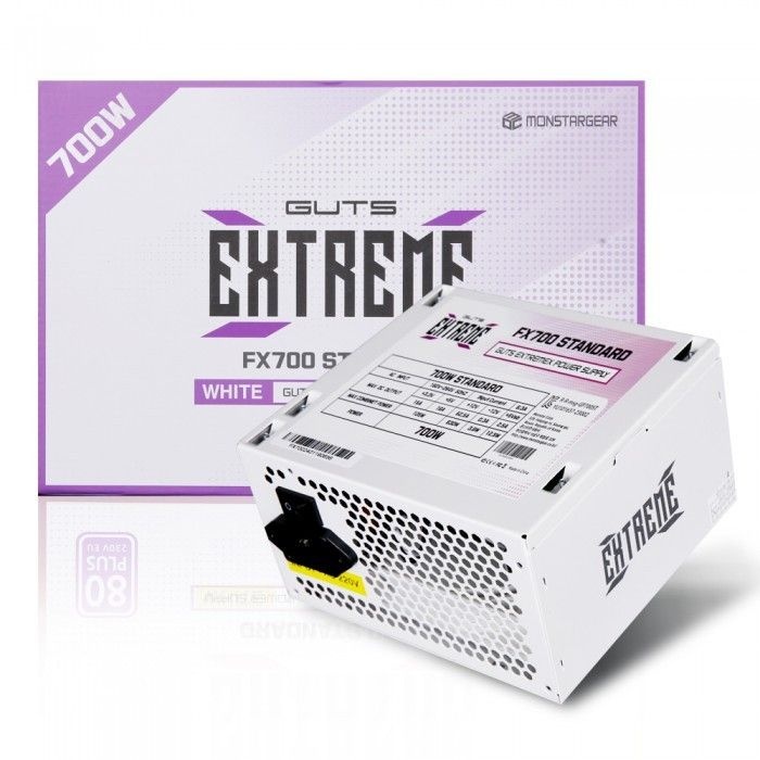 [오늘출발] 몬스타기어 몬스타 가츠 ExtremeX FX700 80PLUS STANDARD ATX 파워 (화이트)