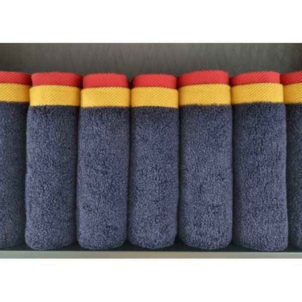 코튼클라우드 디자인 선염 호텔 수건 레이어 40수 코마사 200g 답례품 타월 제작