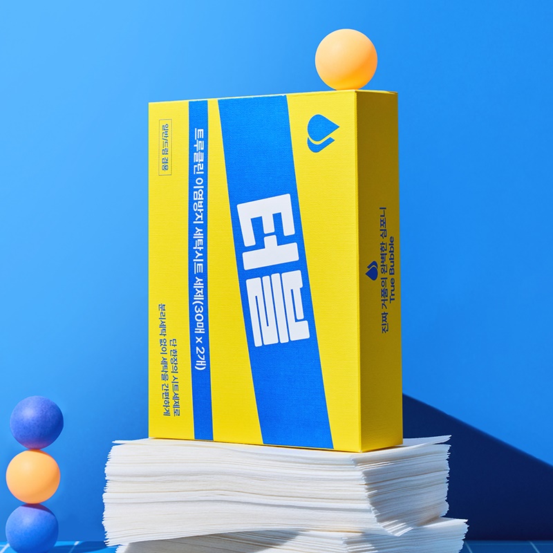 터블 [터블]트루클린 이염방지 세탁시트 세제 60매 x 3개 (총 180매)