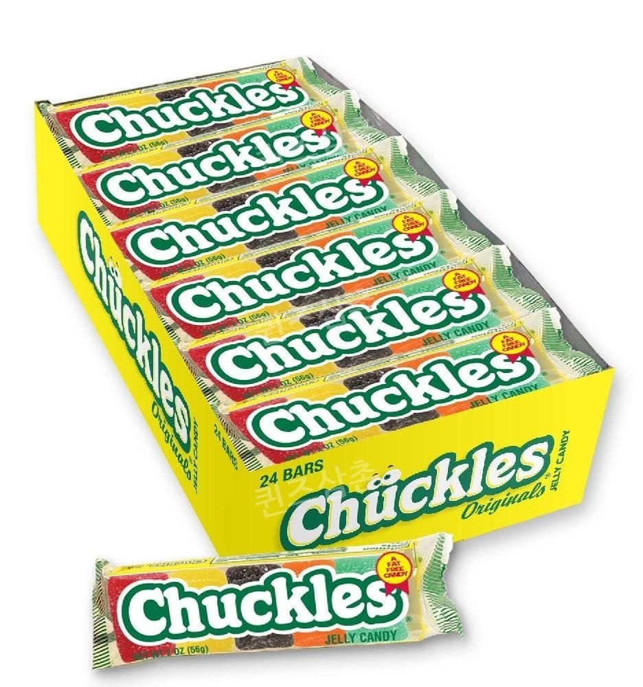 Wonka Chuckles Original 젤리 설탕 코팅 캔디 과일 맛 24팩