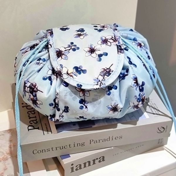 |CMB3D77|플라워 꽃무늬가방 패브릭 바인딩 복조리가방 클러치