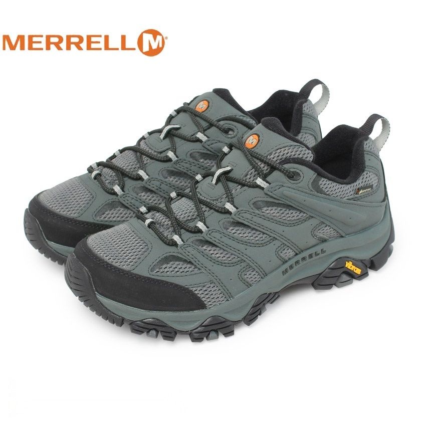[해외] MERRELL 머렐 모압3 등산화 고어텍스 와이드 하이킹 슈즈 남성 그레이 J500243W