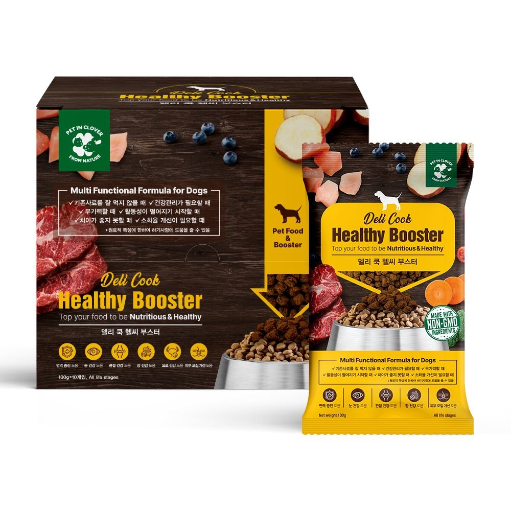 델리쿡 헬씨부스터 강아지 사료 _ 생육 70%, 편식 방지와 영양 보충에 최적화된 프리미엄 사료