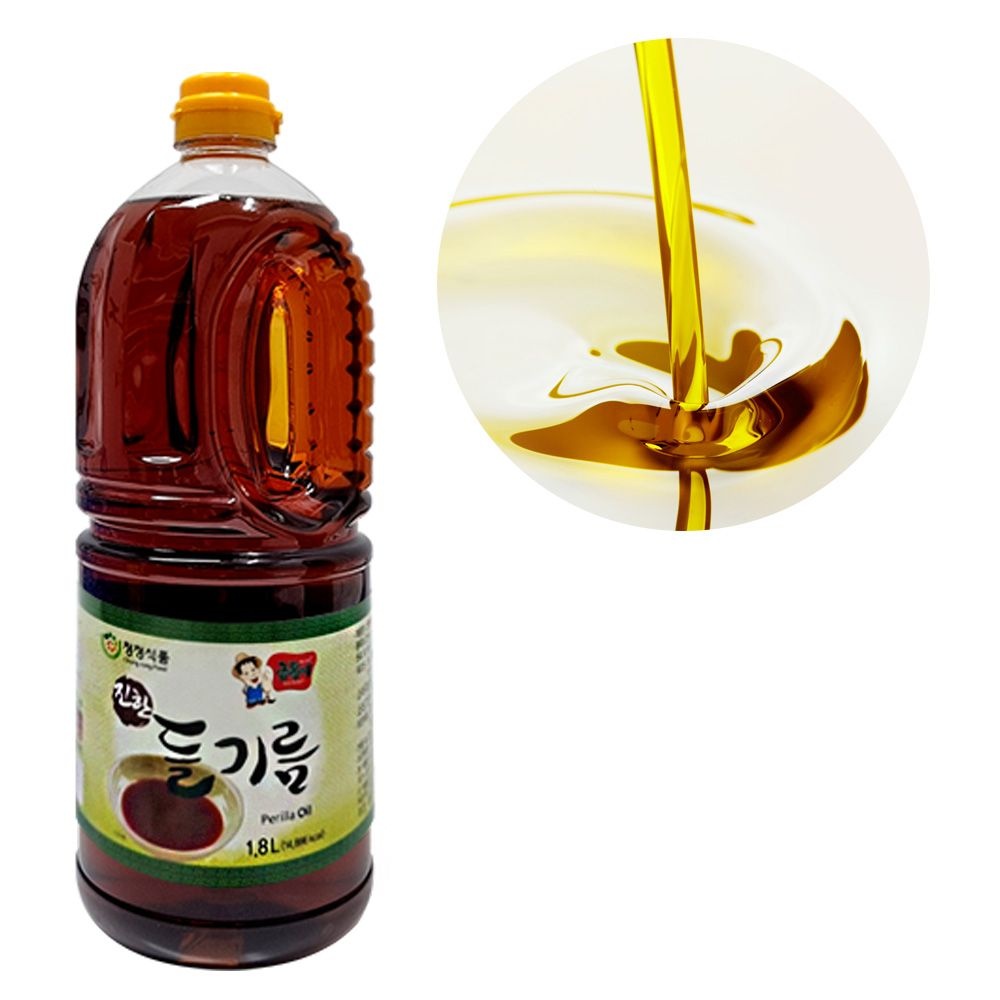 [오늘출발] [청정식품] 통깨100% 통들깨 들기름 1.8L CJF001-3