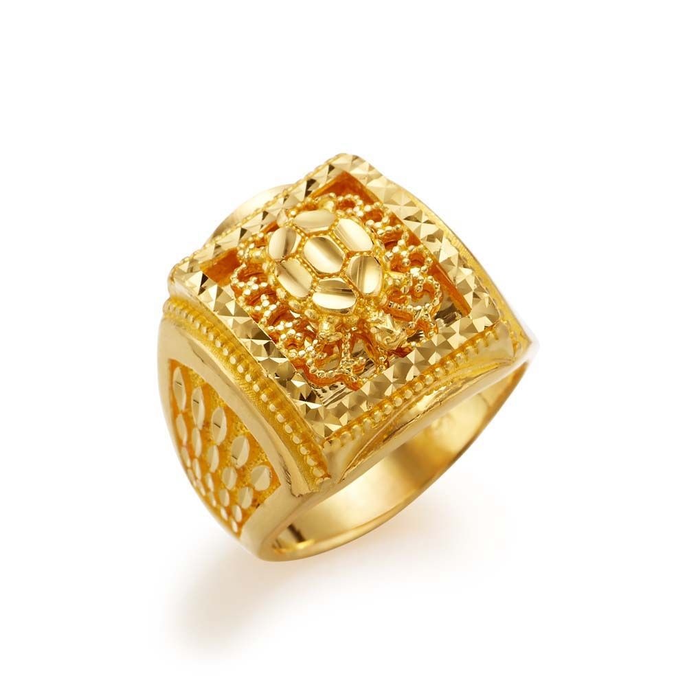 한국금다이아몬드 한국금다이아몬드 남자 순금 반지 복거북이 24K 18.75g 애끼 검지 중지