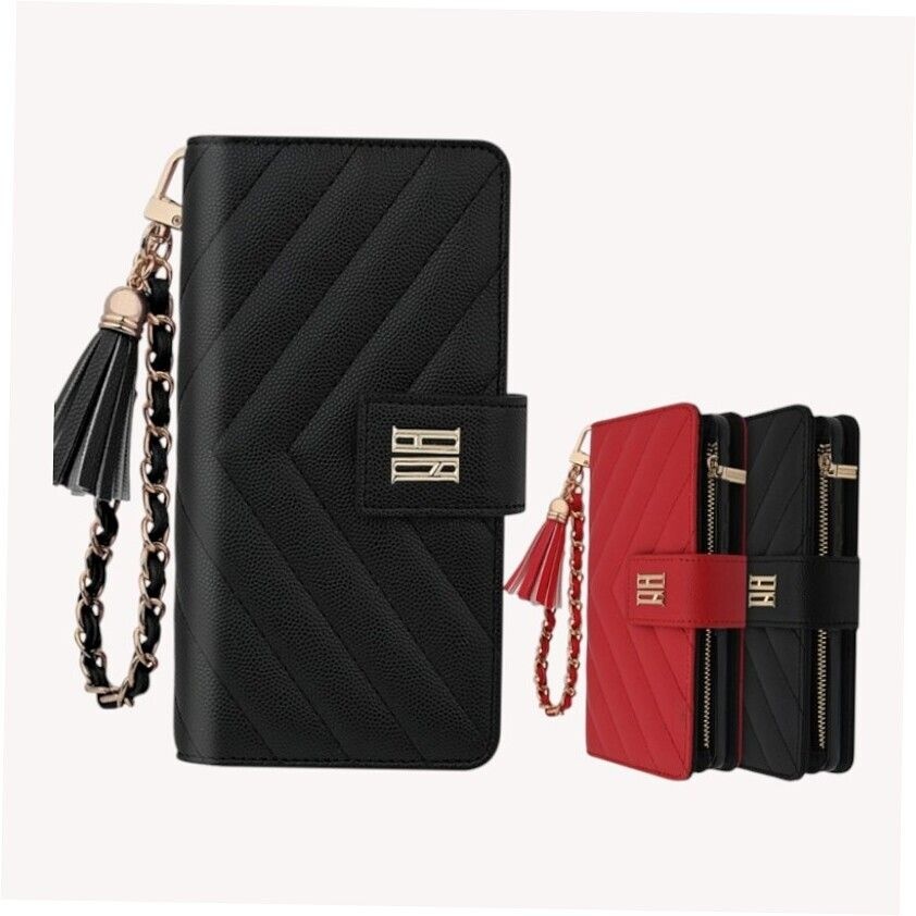 제니아 가죽 카드수납 휴대폰 카노 지퍼 폰케이스 지갑형 pu