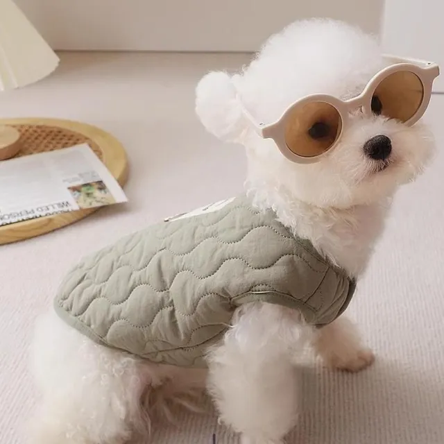 강아지 조끼 패딩 경량 소형견 애견 옷 3-11kg