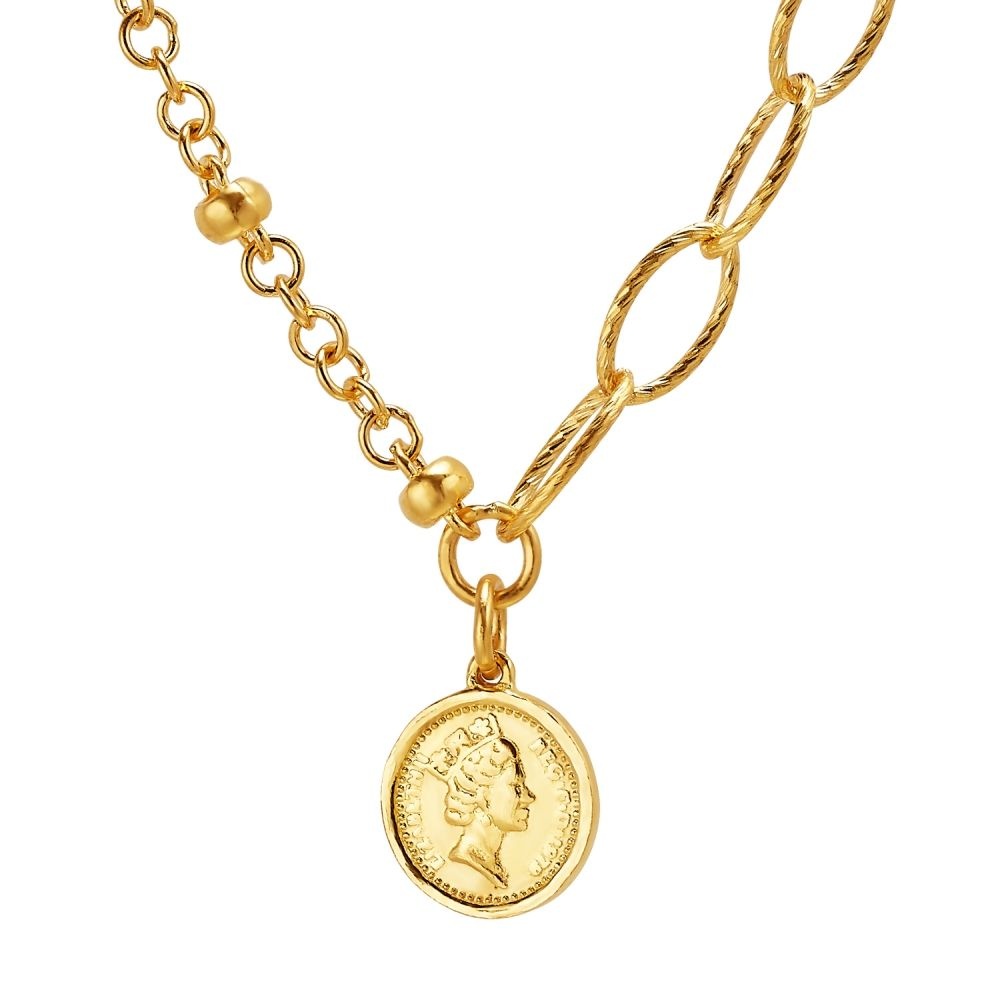 한국금다이아몬드]여자 순금 목걸이 체인 볼 코인 24K 18.75g 18K장식 : 롯데ON