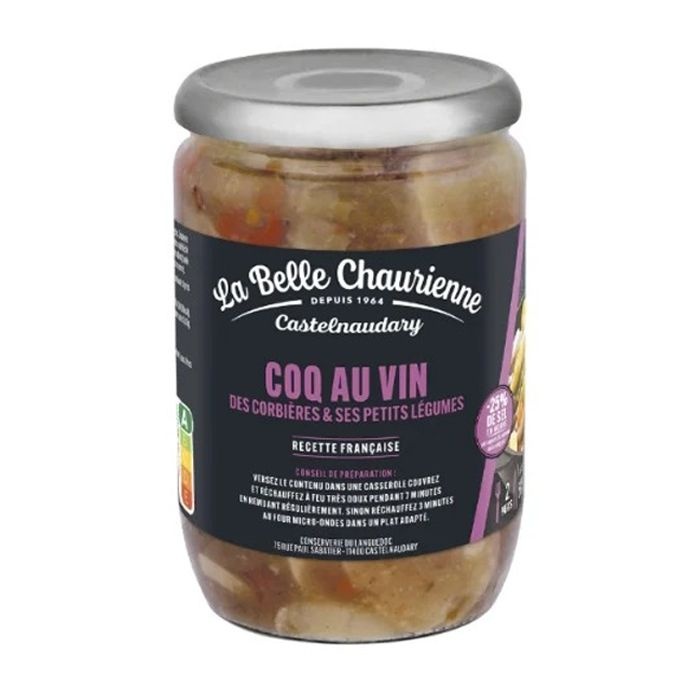 프랑스 전통음식 쇼히엔느 꼬꼬뱅 585g x 2개 유통기한 27년 1월 유리병 밀키트 즉석식품 비상식량 전투식량