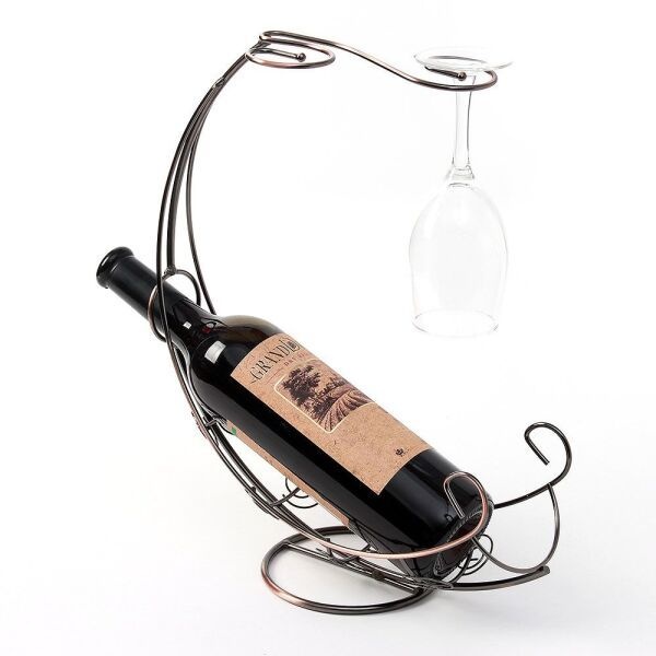 (주)트리 [지오벤처스] 문라잇 와인잔걸이 와인랙(브론즈) 와인잔랙