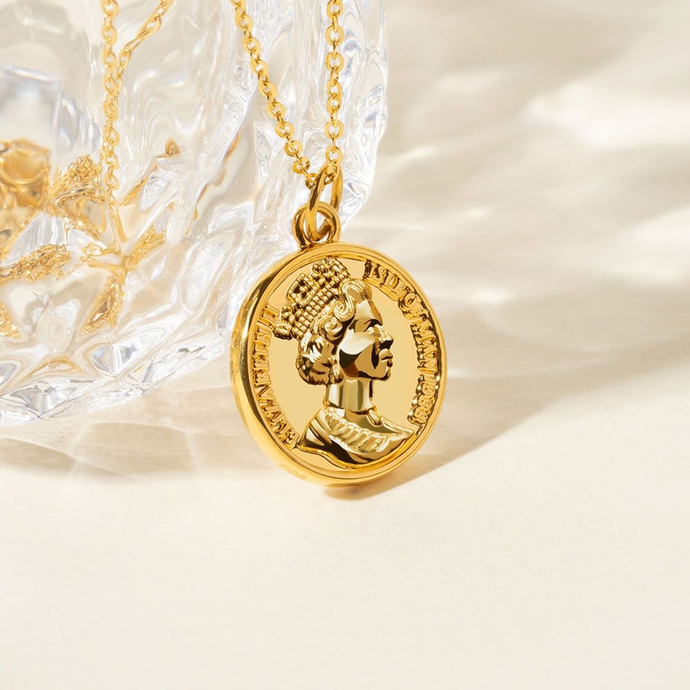 순금 펜던트 24K 할로우 볼륨 통통 엘리자베스 코인 (대)