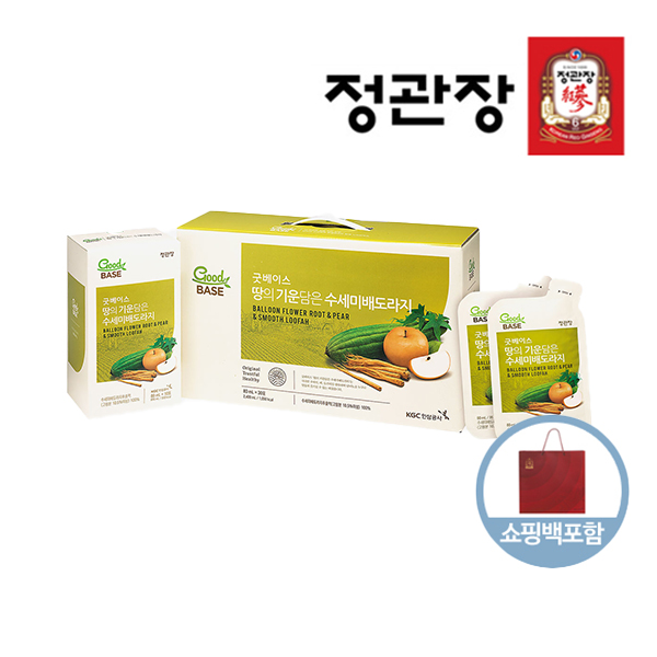 정관장 [정관장] 굿베이스 땅의기운 수세미배도라지 80ml * 30포/쇼핑백포함