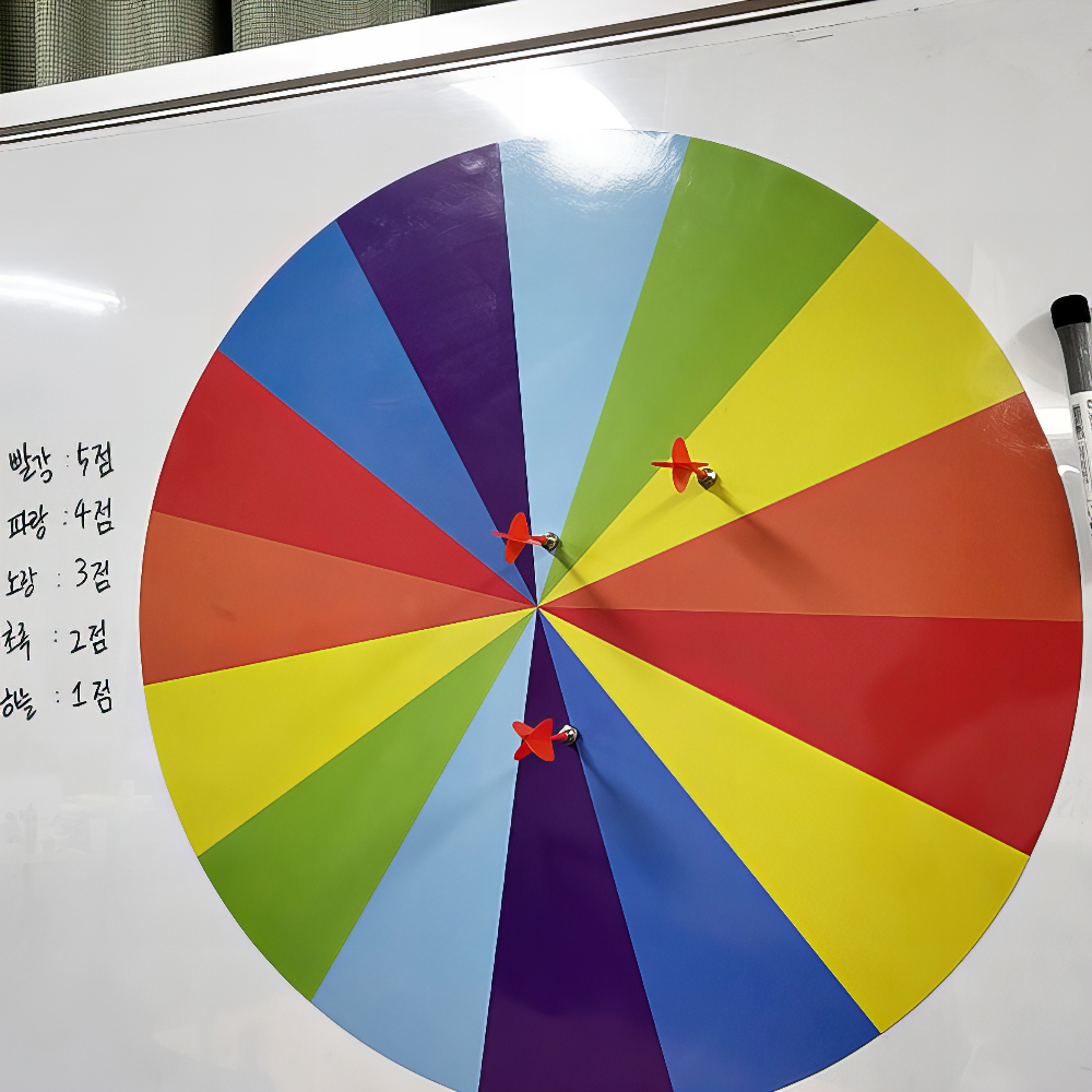민티몰 협력사 자석 다트 룰렛판 세트 다트판 다트핀 복불복 랜덤 뽑기 게임 이벤트 행사 추첨 술자리 놀이 대형 뽑기판