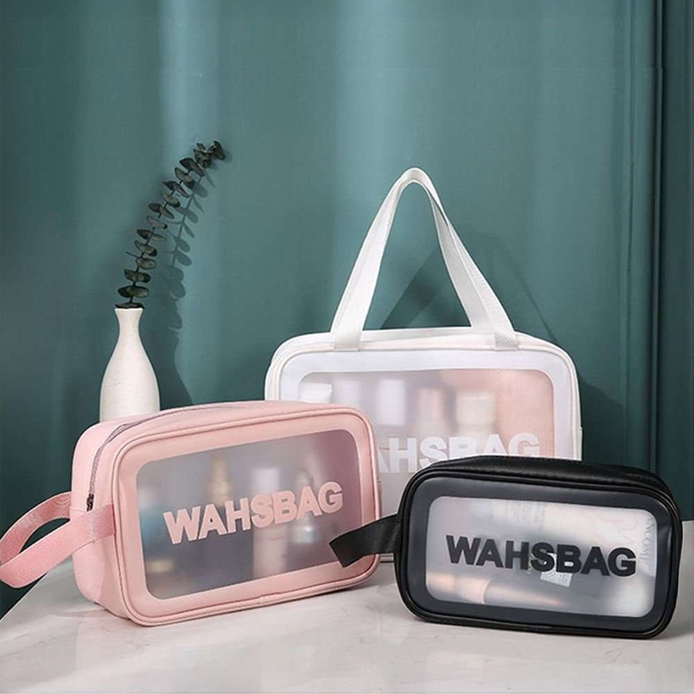 워시백 PVC 방수 파우치 세면도구 수영 샤워 목욕 용품 여행 헬스장