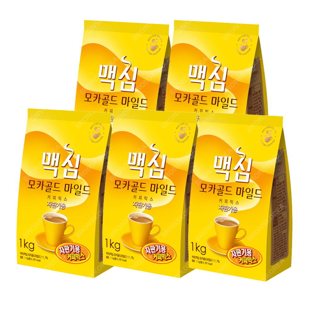 동서식품 맥심 모카골드 마일드 자판기용 1kg x 5개