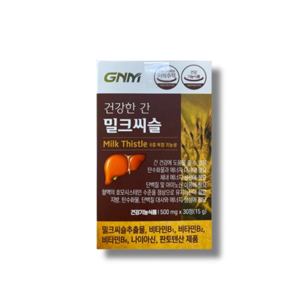 gnm자연의품격 건강한 간 밀크씨슬 500mg 30정 1박스
