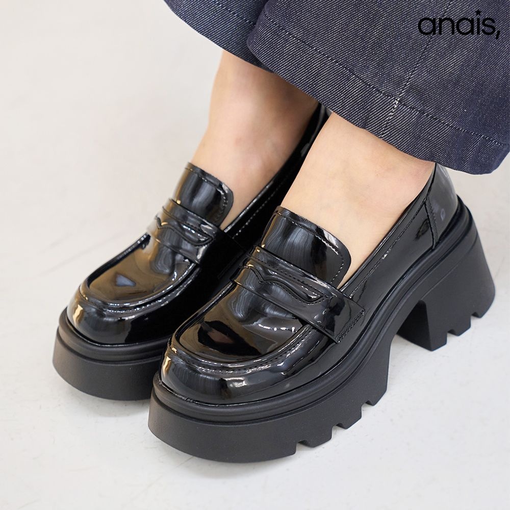 아나이스 청키굽 여성 페니 로퍼 7cm_25S030 [무료배송]