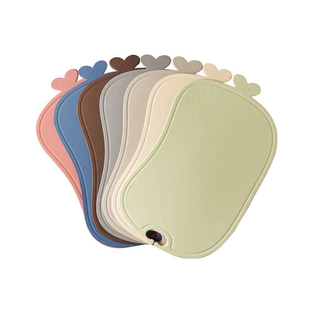 이놀 칼집나지 않는 양면 TPU 이유식 항균 안심 도마 1P