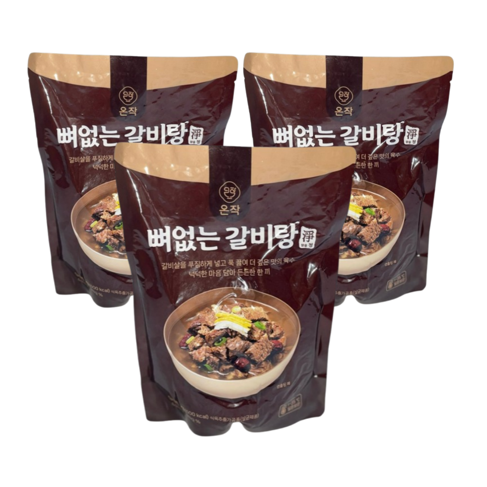 온작 이영자의 뼈없는갈비탕 정 900g 8개 특사이즈 총 24인분 총 7.2kg