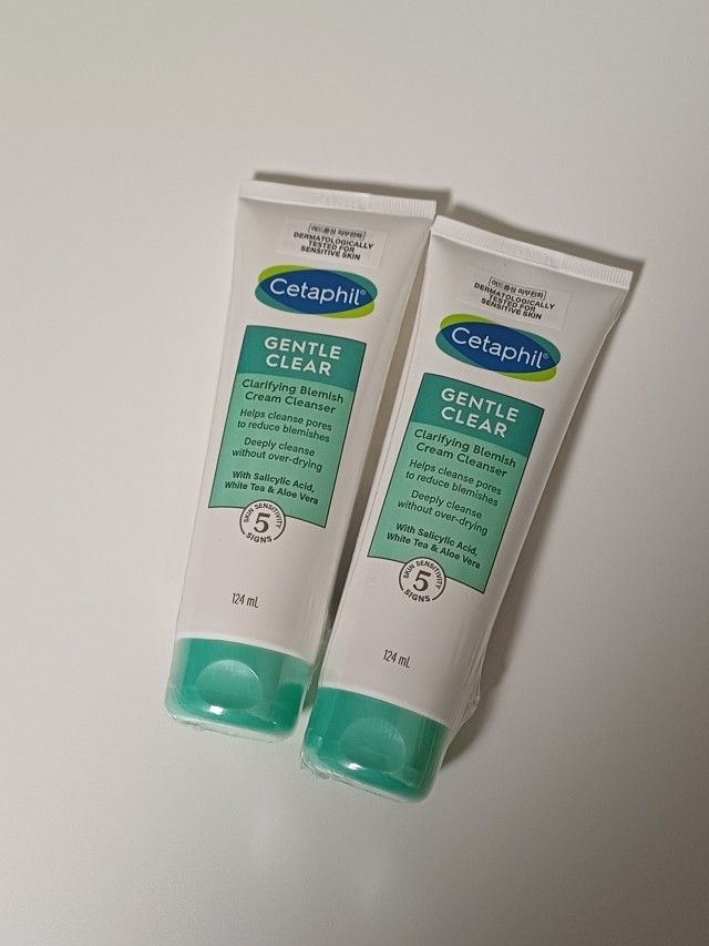 세타필 젠틀 클리어 약산성 살리실산2% 여드름기능성 바하 폼클렌징 124ml, 2개