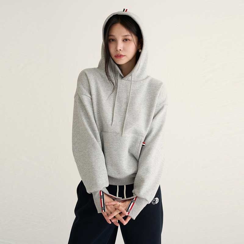 메르시마리에 기모 테이핑 CP쭈리 버튼 후드탑 111764