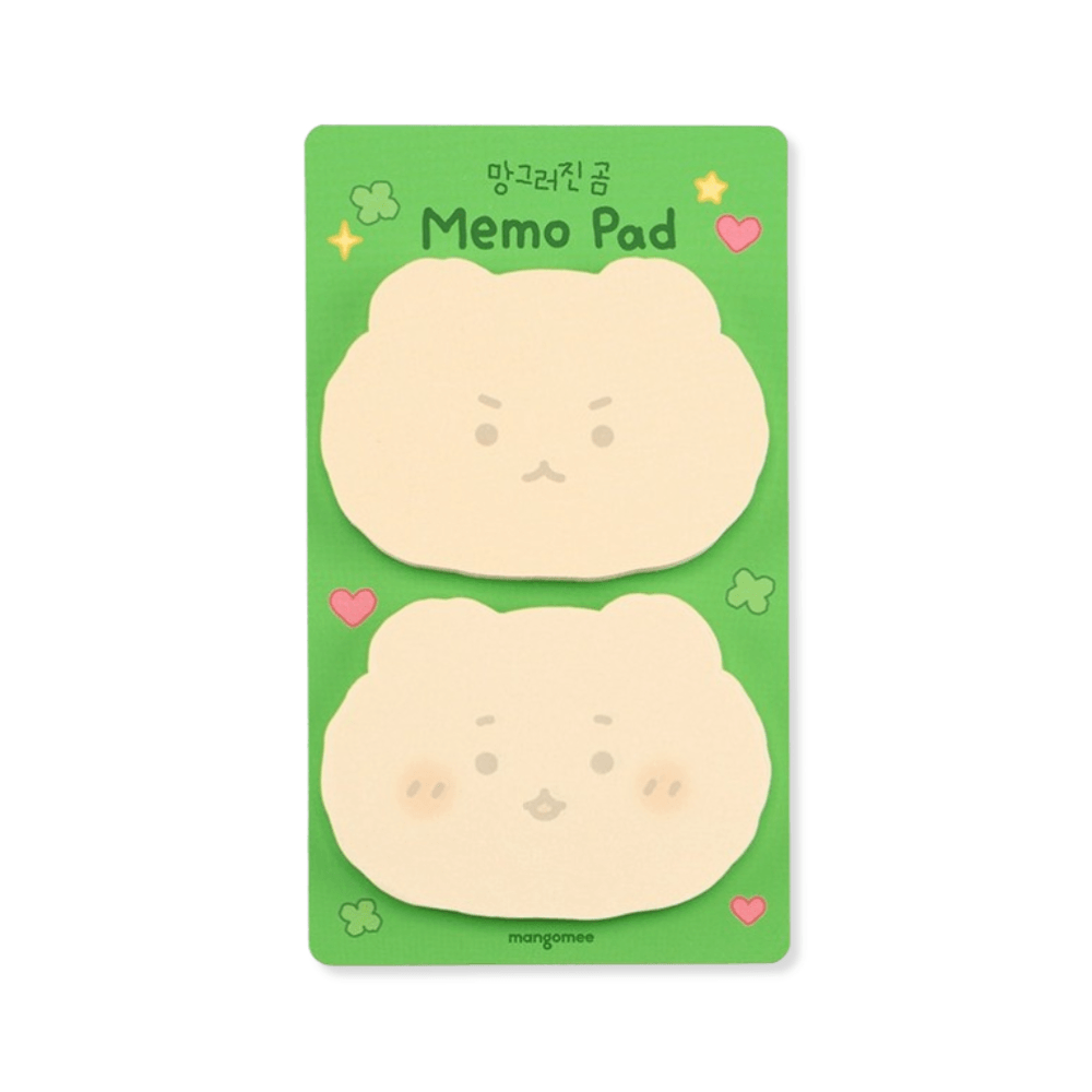 망그러진곰 기본표정 점착 메모지 50매
