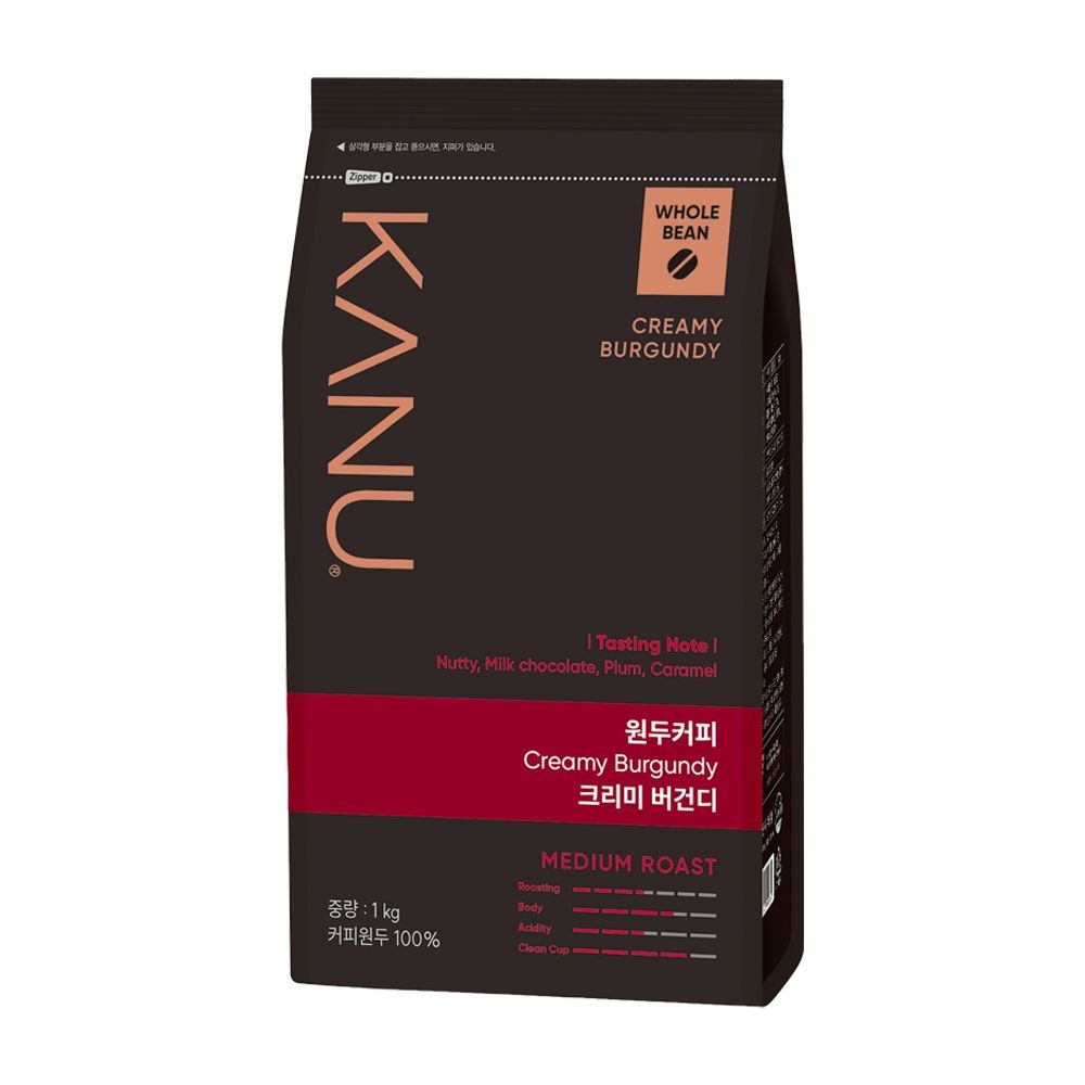 카누 크리미 버건디 홀빈 로스팅 원두 1kg
