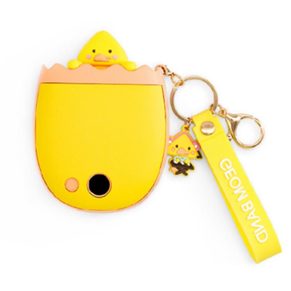키링 캐릭터 휴대폰 머레이 보조배터리 손난로보조배터리 손난로 (옐로우덕) (MK-CH1)
