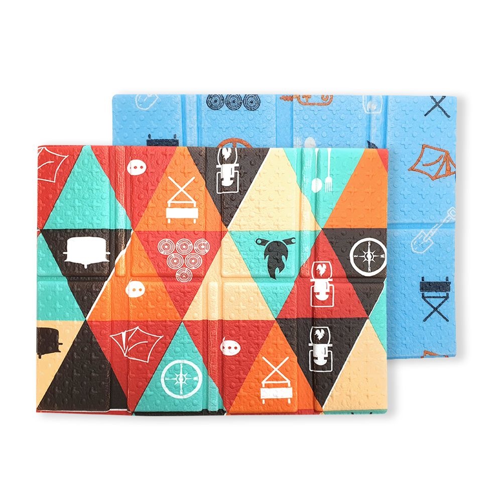 판매원 : 리빙컴퍼니 8단 피크닉 접이식 등산방석 인쇄가능 캠핑방석 미니방석 휴대용방석 1인용등산방석 등산깔판