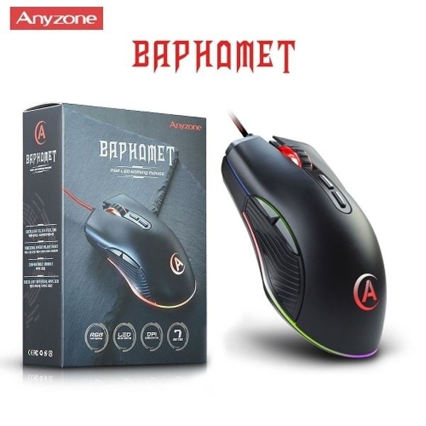 RGB LED 게이밍 마우스 바포메트 G150 컴퓨터 게임
