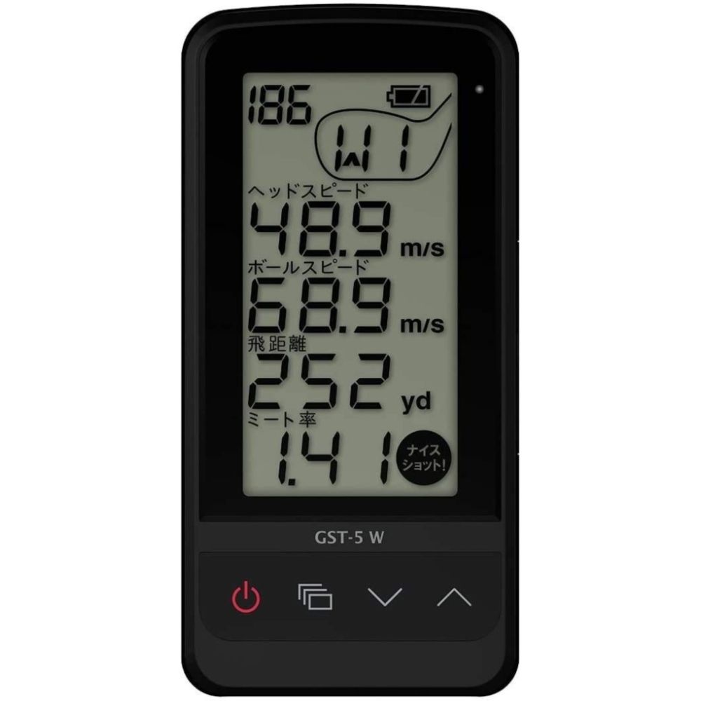 [해외] 유피텔 골프 스윙 트레이너 측정기 헤드 스피드 볼 스피드 비거리 미트율 GST-5W